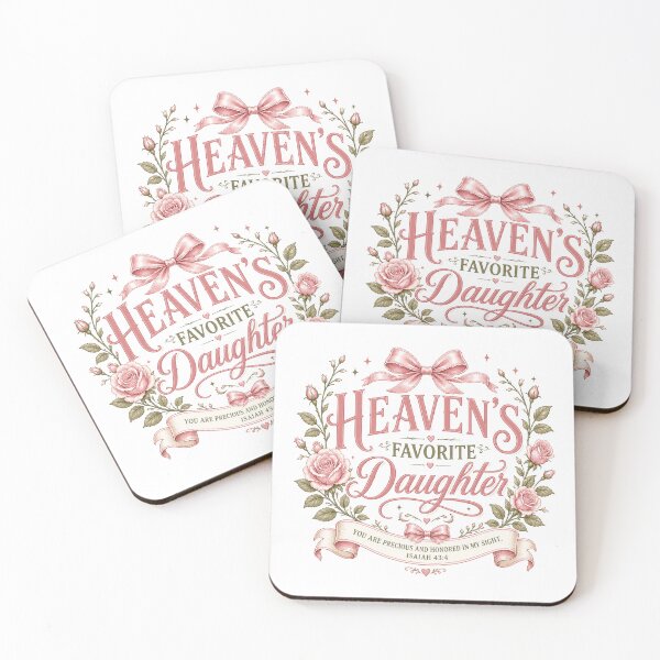 Item preview, Heaven's Favorite Daughter Isaiah 43:4 Christian Floral Feminine Faith Design designed and sold by SoulThread Studio.