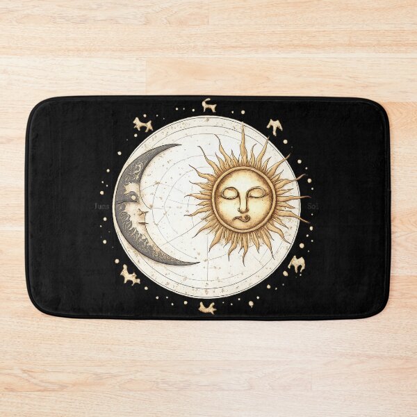Item preview, Sun and Moon Vintage Celestial Star Map Astronomy Art designed and sold by BumbleBloom7.