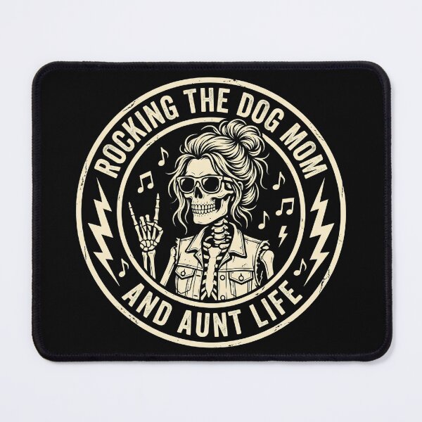 Item preview, Rocking The Dog Mom And Aunt Life Shirt designed and sold by TeNovaStudio.