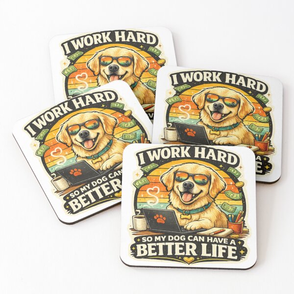 Item preview, I Work Hard So My Dog Can Have A Better Life Funny Dog Lover Shirt designed and sold by Bismillah-Najah.