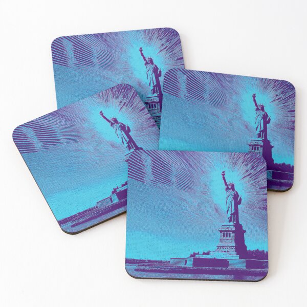 Item preview, Statue of Liberty Radiance Pop Art Skyline designed and sold by ClubVacay.
