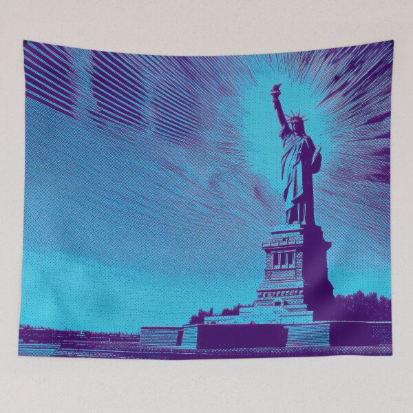 Item preview, Statue of Liberty Radiance Pop Art Skyline designed and sold by ClubVacay.