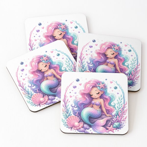 Item preview, Cute Pastel Mermaid Princess designed and sold by MySthore.