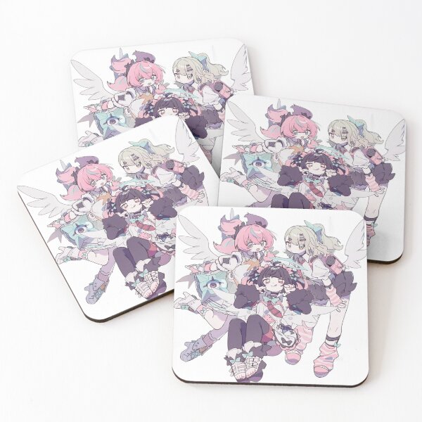 Item preview, Sunna and Nangong Yu and Aria Chibi Angel Wings Zenless Zone Zero designed and sold by KomiArts.