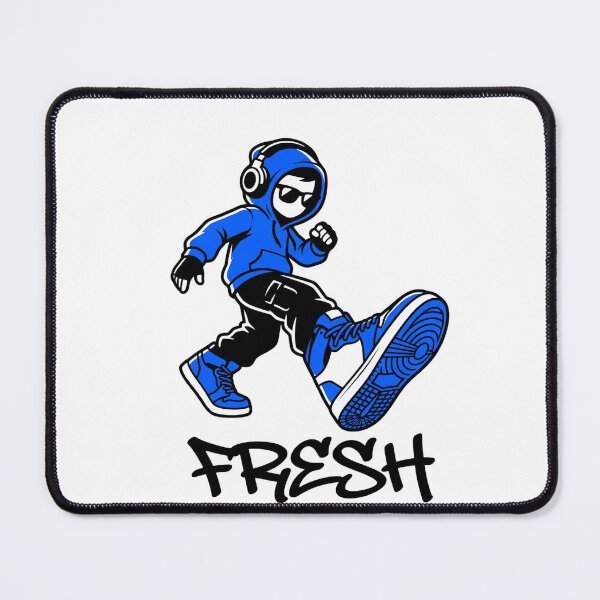 Item preview, Minimalist Oversized Sneakers Boy Blue Hoodie designed and sold by Mr-wow.