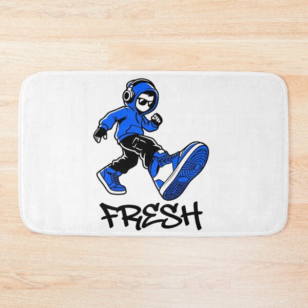 Item preview, Minimalist Oversized Sneakers Boy Blue Hoodie designed and sold by Mr-wow.
