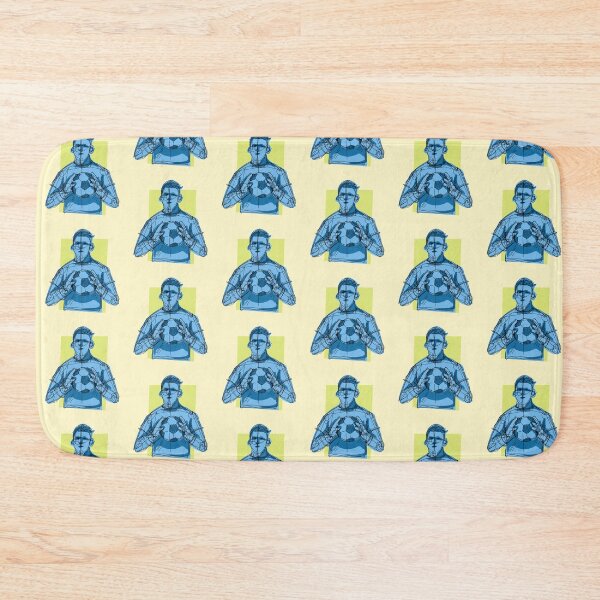 Item preview, The Goalkeeper with yellow background  designed and sold by missmann.