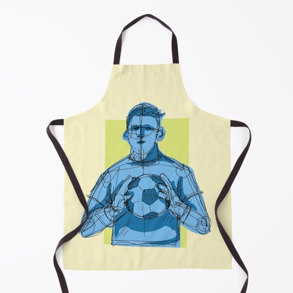 Item preview, The Goalkeeper with yellow background  designed and sold by missmann.