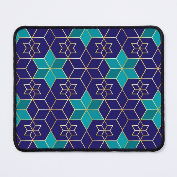 Item preview, Hanukkah Jewish Star Geometric Pattern in Blue Contemporary designed and sold by DEC02.
