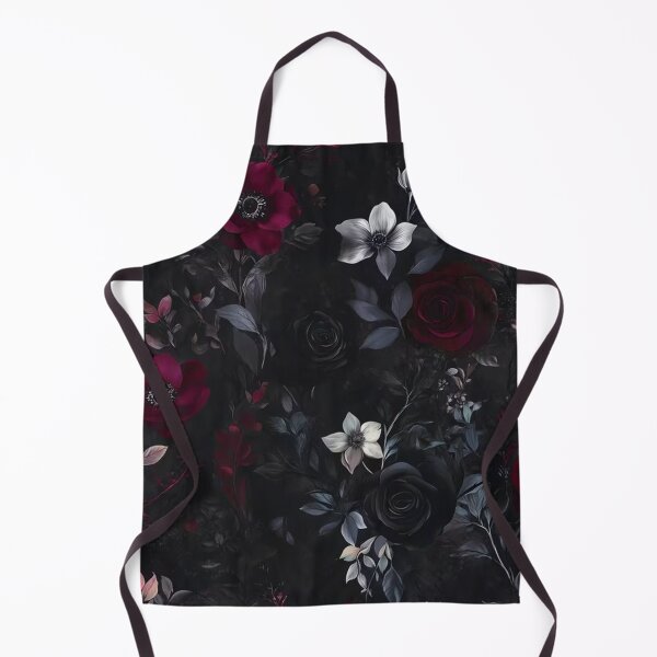 Item preview, Midnight Gothic Floral Pattern designed and sold by INKRebelGraphic.