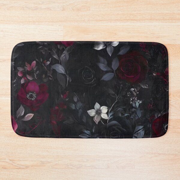 Item preview, Midnight Gothic Floral Pattern designed and sold by INKRebelGraphic.