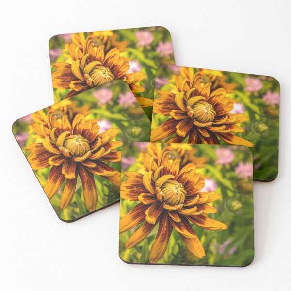 Item preview, Orange Chrysanthemum Mid-Bloom Macro Photography designed and sold by Rabee Khalil Photography.
