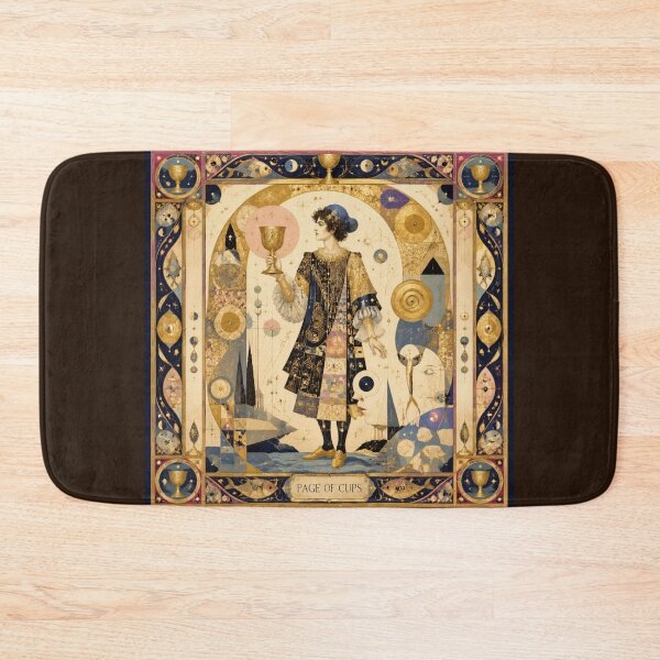 Item preview, The Page of Cups - The First Miracle of the Heart | Dream Tarot designed and sold by Natalia-Vlad.