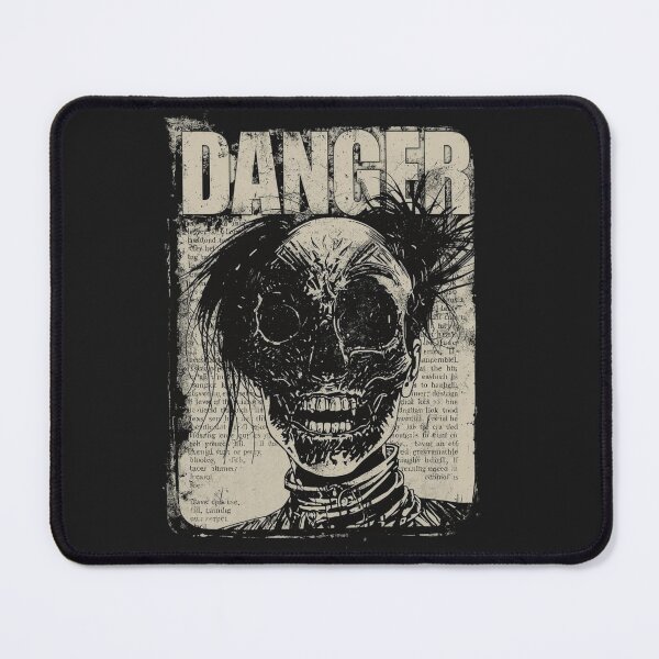 Item preview, Danger Industrial Horror Creature Newspaper Collage Art designed and sold by ERODED SELF.