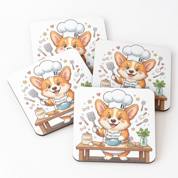 Item preview, Cute Corgi Chef Paw Chef Shirt, Funny Corgi Cooking Baking Tee, Corgi Gift for Cooking and Dog Lovers designed and sold by Wearable Canvas...