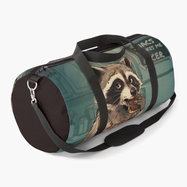 Item preview, Snacks Makes Me Nicer - Funny Hungry Racoon Art designed and sold by Malaryk.