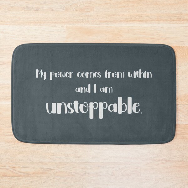 Item preview, I am Unstoppable - Text Only Version designed and sold by TheThankfulTyne.