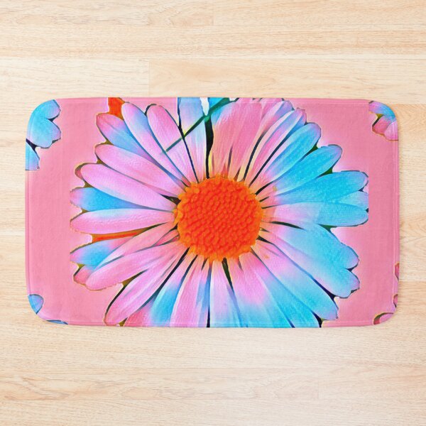 Item preview, Pastel Neon Pastel Daisy Pop Art Flower Digital Painting designed and sold by BalkanBloom.