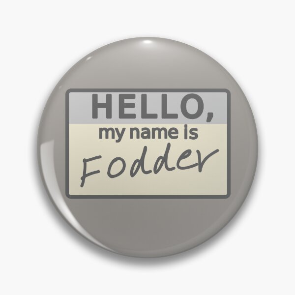 Item preview, Hello, my name is Fodder designed and sold by Odd-Squared.