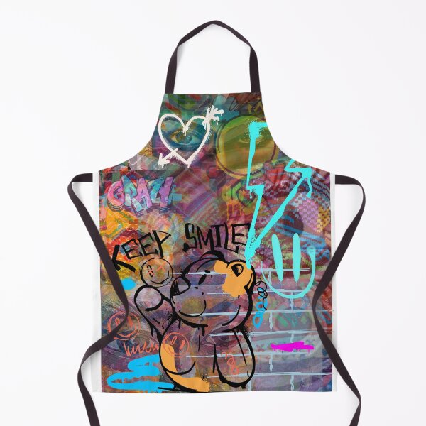 Item preview, Urban Graffiti Teddy Bear Keep Smile Art designed and sold by rich-moda.