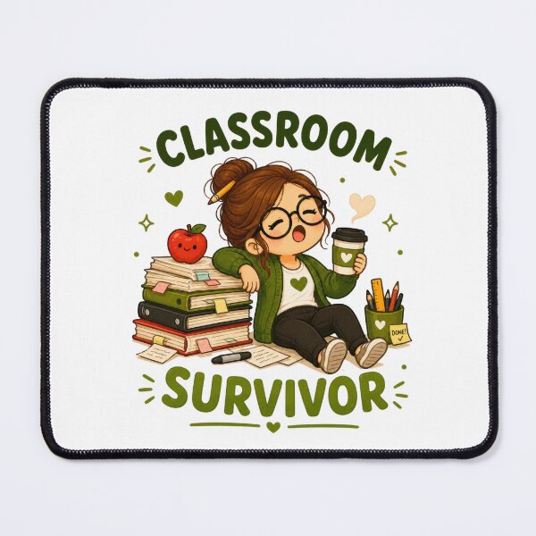 Item preview, Classroom Survivor Funny Teacher Life Appreciation Gift designed and sold by INVITOARTE.