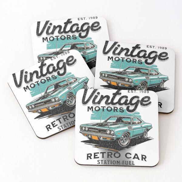 Item preview, Vintage Retro Car Design designed and sold by ARVI'S ART STUDIO.
