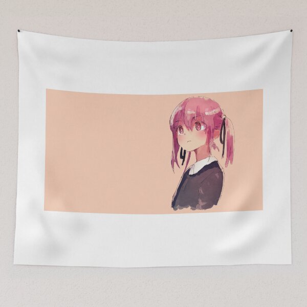 Item preview, Anime Illustration - Young Girl with Pink-Magenta Hair, Contemporary Japanese School Style designed and sold by AnimeShin.