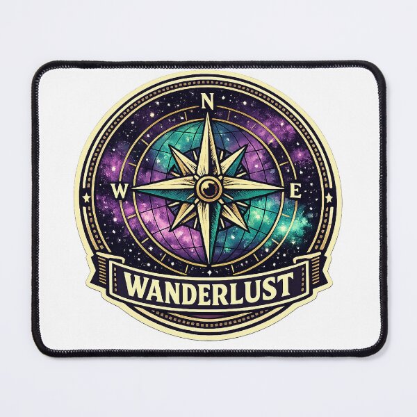 Item preview, Wanderlust Compass Galaxy designed and sold by Modefissi.