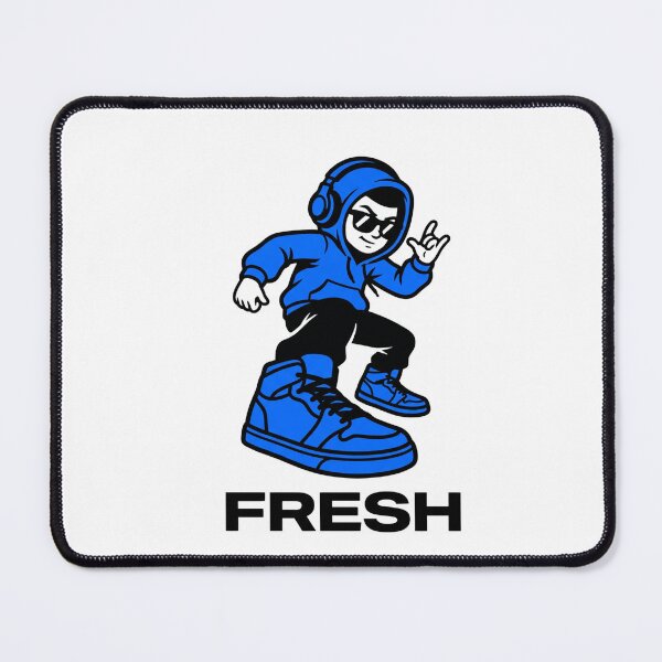 Item preview, Aesthetic Fresh Kicks DJ Kid Vinyl Laptop Decal designed and sold by Mr-wow.
