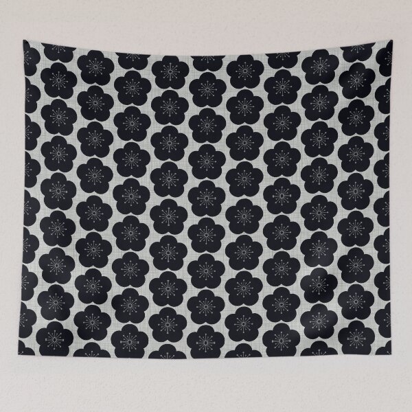 Item preview, Japanese Plum Blossom Seamless - White designed and sold by Ama Zuan.