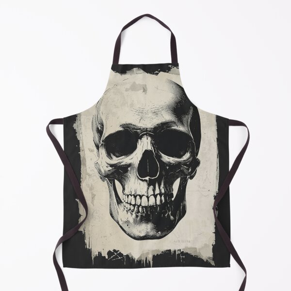 Item preview, Anatomical Vintage Skull Fine Line Crosshatch Art designed and sold by ERODED SELF.