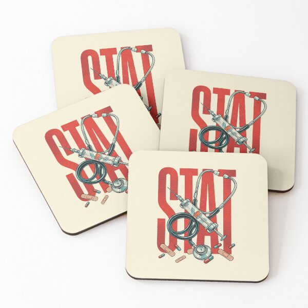 Item preview, Retro Pop Art Nurse Tools Medical Stat designed and sold by DuckOddity.