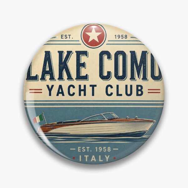 Item preview, Lake Como Yacht Club Vintage Boat | Italian Wooden Speedboat Dad Hat Design designed and sold by Asfyi.