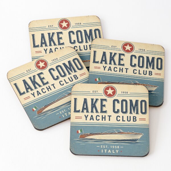 Item preview, Lake Como Yacht Club Vintage Boat | Italian Wooden Speedboat Dad Hat Design designed and sold by Asfyi.