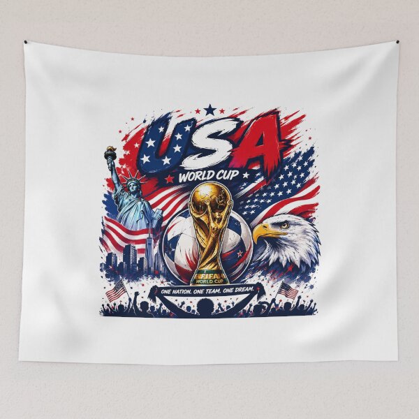 Item preview, USA Football Champions – Joyful Triple Victory Soccer Team Graphic designed and sold by Wear Sculpt.