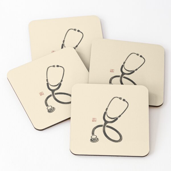Item preview, Minimalist Japanese Ukiyo-e Nurse Tools Art designed and sold by DuckOddity.