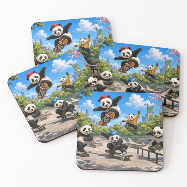Item preview, Skatepark Pandas designed and sold by freeyurcho.