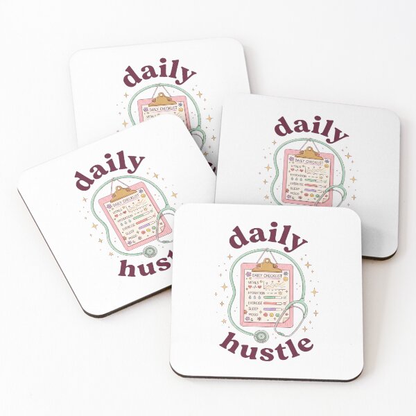 Item preview, Retro Flat Cute Nurse Tools Daily Hustle designed and sold by DuckOddity.