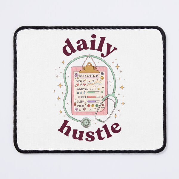 Item preview, Retro Flat Cute Nurse Tools Daily Hustle designed and sold by DuckOddity.