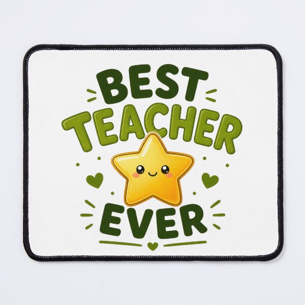 Item preview, Best Teacher Ever Cute Star Teacher Appreciation Gift designed and sold by INVITOARTE.