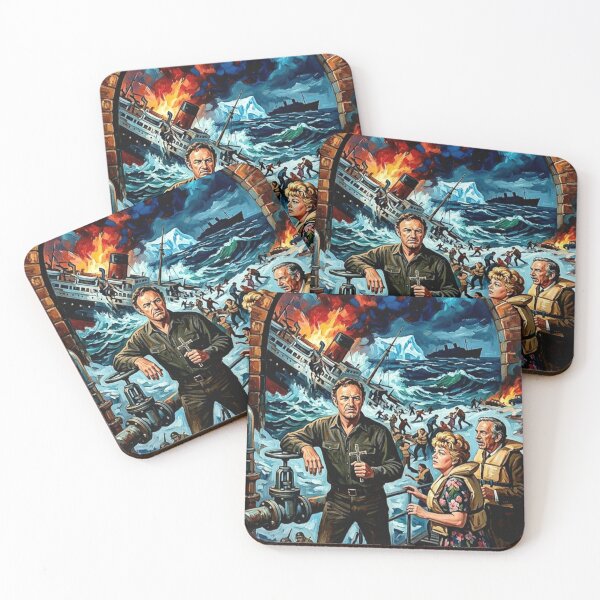 Item preview, The Fight for Survival. – The Poseidon Adventure Fine Art Print designed and sold by Art's Diner.