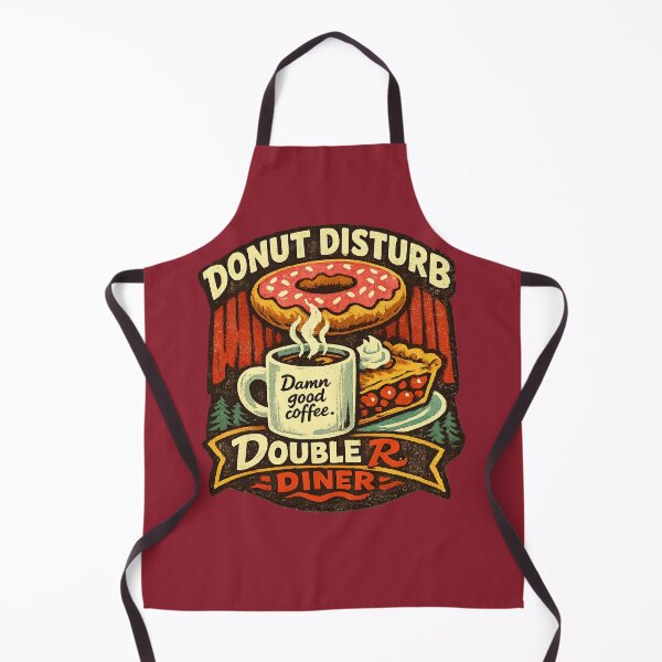 Item preview, Donut Disturb at the Double R — Twin Peaks Coffee & Cherry Pie designed and sold by peaknerd.