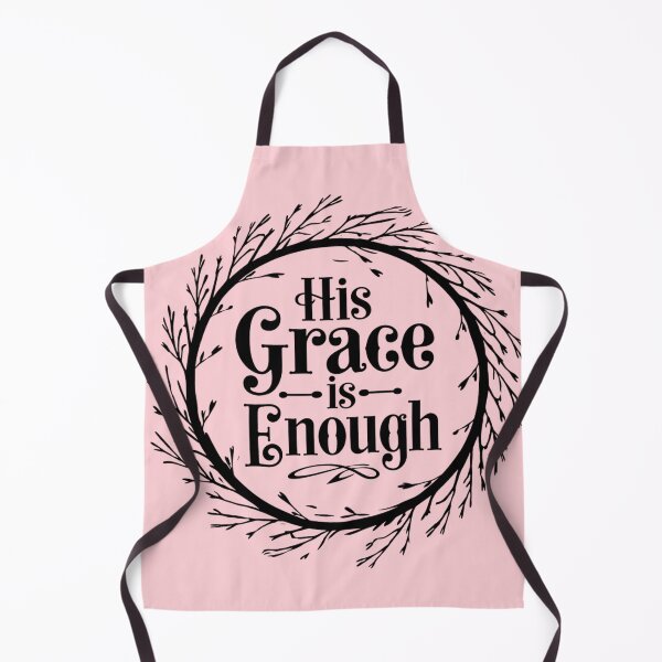 Item preview, His Grace Is Enough Christian Scripture Wreath Design designed and sold by JupiterLemons.