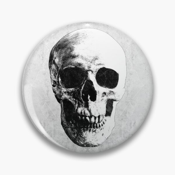 Item preview, Human Skull Forward Facing Dark Anatomical Memento Mori Art designed and sold by Ghoul Enterprises.