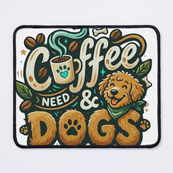 Item preview, Coffee & Dogs – Funny DOG LOVERS Shirt, Unique Graphic Tee, Gift Idea designed and sold by Hanno0.