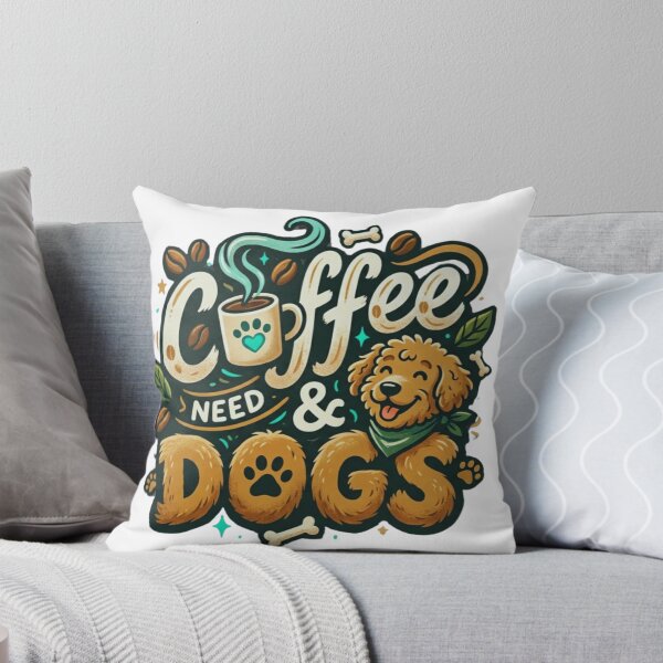 Item preview, Coffee & Dogs – Funny DOG LOVERS Shirt, Unique Graphic Tee, Gift Idea designed and sold by Hanno0.