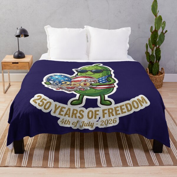 Item preview, 250 Years of Freedom 4th of July 2026 Patriotic USA Semi Quincentennial Cool Pickle T-Shirt designed and sold by Basma Designs | Funny Shirts, Stickers & Mugs.