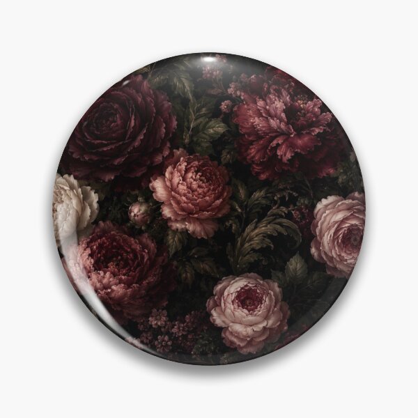 Item preview, Dark Romantic Floral Vintage Rose Pattern designed and sold by Ioanna-Studio.
