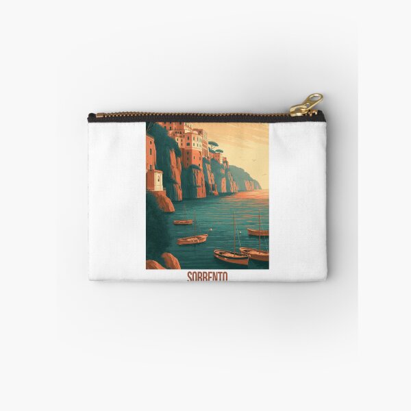 Item preview, Sorrento Italy Travel Poster | Cliffside Harbour Sunset | Poster | Wall Art designed and sold by Amber Sky Creations.