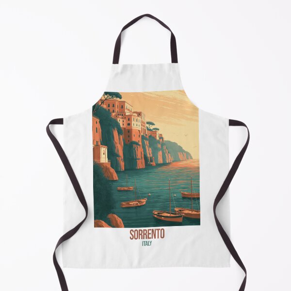 Item preview, Sorrento Italy Travel Poster | Cliffside Harbour Sunset | Poster | Wall Art designed and sold by Amber Sky Creations.